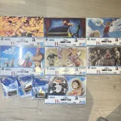 ワンピース 一番くじ 名場面色紙コレクション まとめ売り アクリルチャーム付