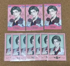 にじさんじ　五木左京　バレンタイン　チェキ風カード　Rose Valentine