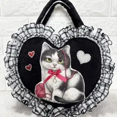 ゆ*ら様 コヤンイサムチョン　リトルヤーンハンターズ　トートバッグ　黒　猫ちゃん