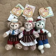 ダッフィー シェリーメイ　ジェラトーニ　ぬいぐるみバッジ　バレンタイン2015