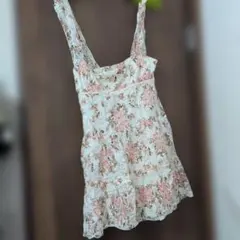 リズリサ　LIZLISA　 花柄レース ノースリーブワンピース