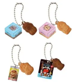 【☺︎ココア⭐︎様専用】PEANUTSビスケットミニチュアチャーム4種×2セット