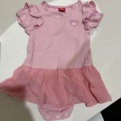BABYDOLL ロンパース ピンク フリル チュールのサムネイル