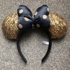 ディズニー　カチューシャ ゴールド