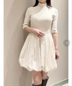 SNIDEL バルーンドッキングミニワンピース 0サイズ