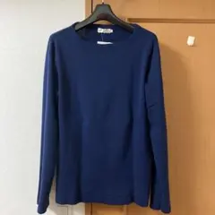 エディフィス　長袖　カットソー　紺　新品のサムネイル