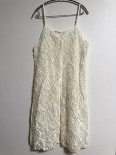 【LEPSIM】レースキャミワンピース／アイボリー