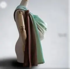 ピースリング・麻100% グラデーション・チョコミント