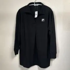 FILA ブラック ポロシャツ 長袖