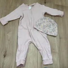 H&M オーガニックコットン ロンパース 62cm