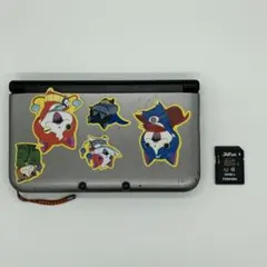 初期化済ニンテンドー3DS LL SIVER×BLACK SDカード32GB付き