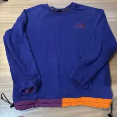 THE NORTH FACE スウェット S 紫 オレンジ