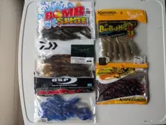 ワームセット　クローワーム　ホッグワーム バス釣りのサムネイル
