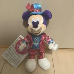 ディズニー　パルパルーザ　ファンダーランド　ミニー　ミッキー　ぬいぐるみバッジ