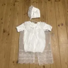 ホワイト セレモニードレス 帽子付き