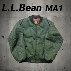 名作　90s llbean エルエルビーン MA-1 カーキ XXL Tall 90s L.L.Bean MA-1 JACKET KHAKI | Restairs