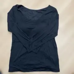 ユニクロ　ブラック 長袖 ブラトップ付きヒートテックM