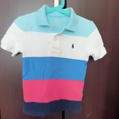 ポロ・ラルフ・ローレン ストライプ ポロシャツ