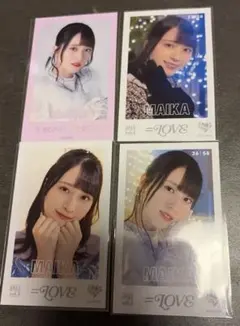 =LOVE 佐々木舞香 ミニフォト4枚セット