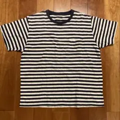 FRUIT OF THE LOOM ストライプ ポケットTシャツ Mサイズ