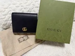 GUCCI GGマーモント 二つ折り財布
