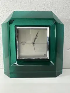 Lofty クォーツ置時計 緑色 日本製