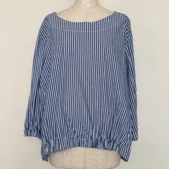 as know as olaca アズノゥアズ 長袖ブラウス ※大きいサイズ