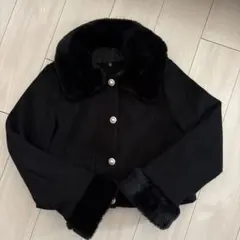 GRL 黒 ショート　コートのサムネイル