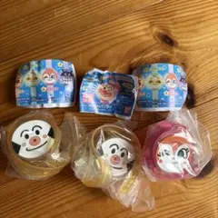 アンパンマン ぴかぴかブレス　ドキンちゃん　 こむすびマン 3個セット　ガチャ