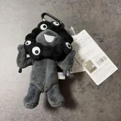 万博 黒ミャクミャク カラビナ付き ぬいぐるみ 立 クロミャク チャーム