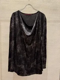 CIVARIZE】 00s 希少 ベロア ドレープネック ロングスリーブ 44 - メルカリ