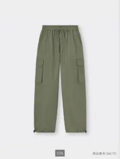 GU カーゴプルオンパンツ カーキ Mサイズ