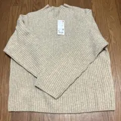 ユニクロ スフレヤーンモックネックセーター XL