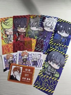 東京エイリアンズ アニメイト特典 クリアしおり カード ステッカー まとめ