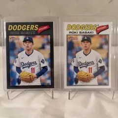 최종가격 topps 사사키 아오키 ROKI SASAKI 다저스 병렬