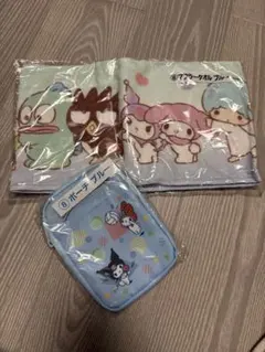 マイメロ　クロミ　キキララ　サンリオ　Sanrio ポーチ　タオル　1番くじ