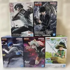 ハンターハンター　クロロ　ゴン　カイト　ネフェルピトー　フィギュア　5種セット