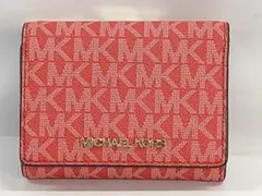 【極美品】マイケルコース 三つ折り財布 MK柄 ミニ財布