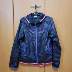 adidas ウィンドブレーカー 黒・ピンク・紫