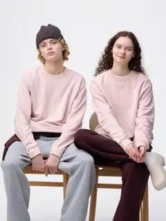 新品未使用 GU ブラック スウェットプルオーバー サイズS