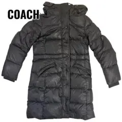 COACH コーチ ダウンコート フード付き ブラック レディース M相当のサムネイル