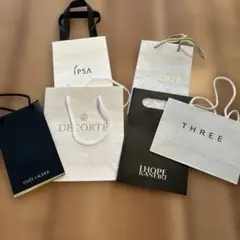 コスメブランド　ショッパー6枚セット