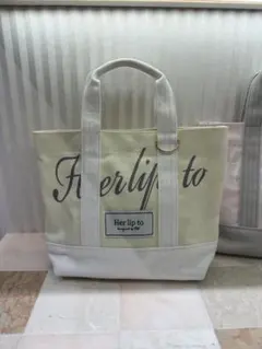 Herlipto HLT Canvas Mini Tote Yellow 新宿 - メルカリ