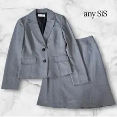 any SiS セットアップ スーツ グレー L 3 通勤 セレモニースーツ