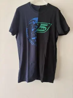美品☆DIESEL アップサイクルバイカラー Tシャツ