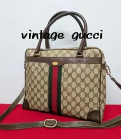 美品 極希少！gucci シェリーライン 2wayハンドバッグ ショルダー