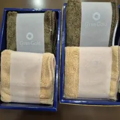 GranGold タオルハンカチ 4枚セット
