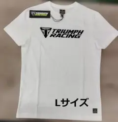 TRIUMPH トライアンフ レーシングTシャツ ホワイト Lサイズのサムネイル