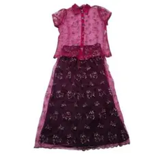 INTERLINEAIR　総レースセットアップ　花柄刺繍　シャツ　スカート