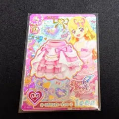 アイカツアンコール オーロラキスドレープスカート プレミアムレア 星宮いちご